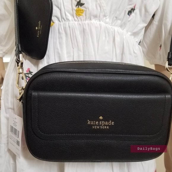 BEAUTIFUL PEBBLED LEATHER COIN PURSE ATTACHMENT ROSIE CAMERA FLAP KATE SPADE BAG - Picture 6 of 8